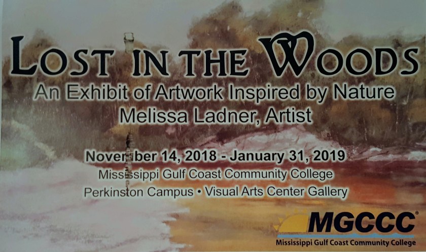 Lost in the Woods exhibit front.