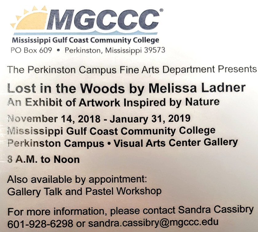 Lost in the Woods exhibit schedule.